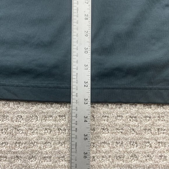 Dunning Golf Shirt Men Medium M Black Long Sleeve Polo 1/4 Button Golfing Golfer - Picture 9 of 9